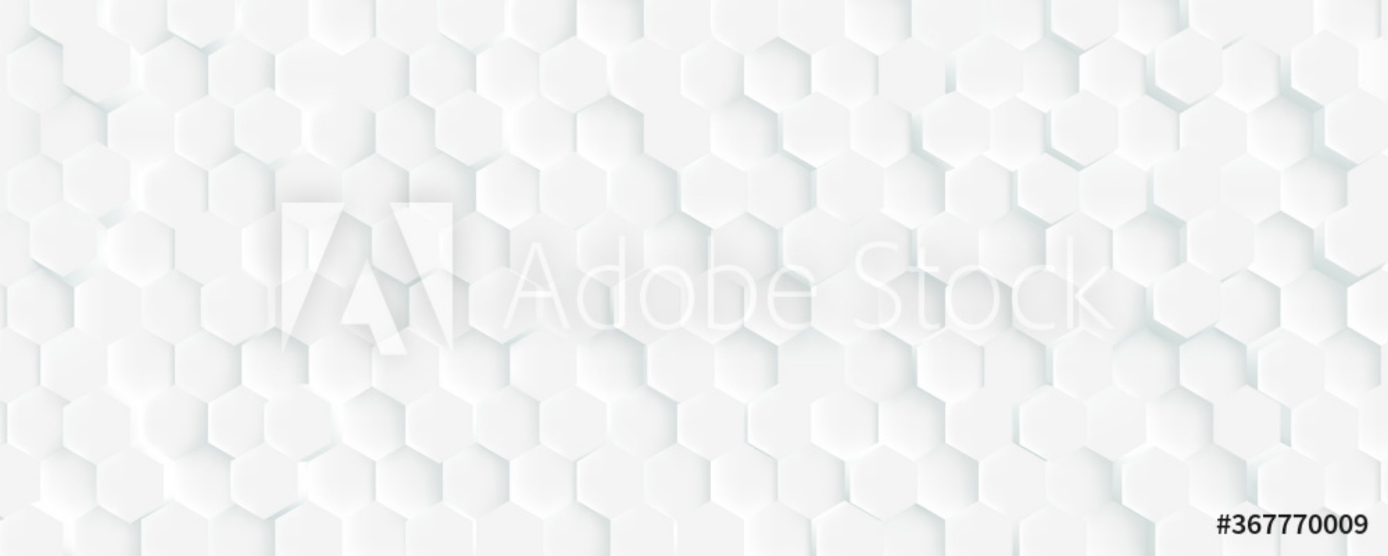 Picture of White Hexagons